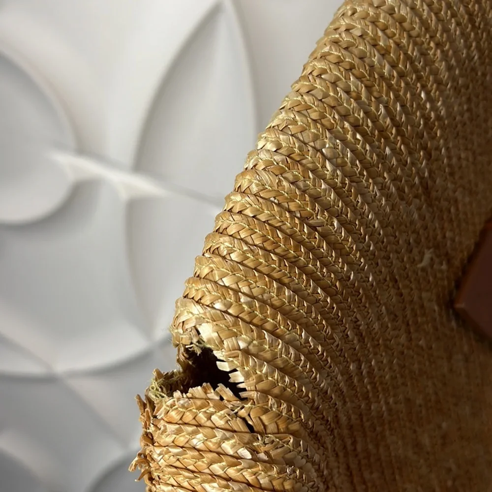 Carolina Santo Domingo Straw Amphora crossbody Bag - Picture 6 of 8